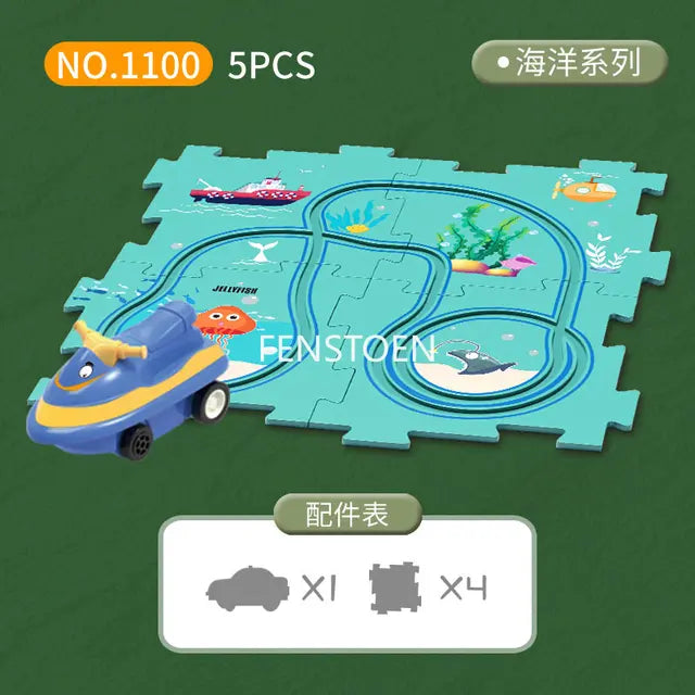 Electric Railroad Speeder Toy For Children